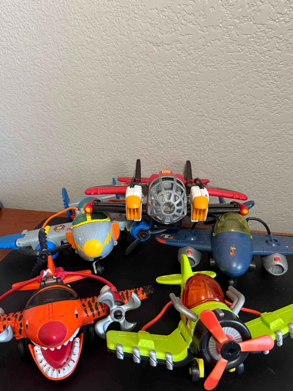 Vintage Fisher Price Imaginext Airplane Sky Racer Tornado Twin Eagle Tiger Shark - Picture 16 of 16